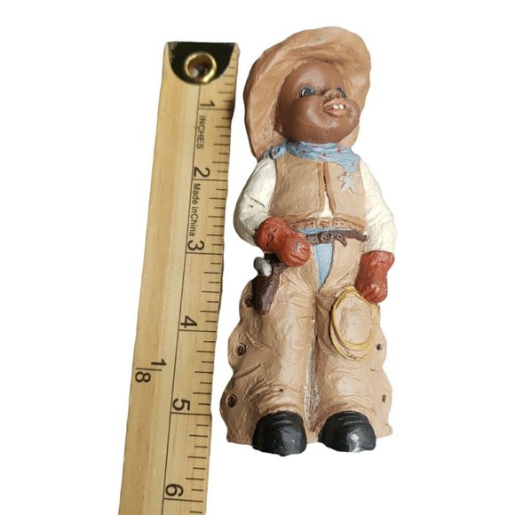 ALL GOD'S CHILDREN figurine "ELI" Cowboy 1986 Signed By Martha Holcombe - Picture 8 of 9